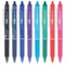 Pilot Frixion Clicker Erasable Gel Pens - Retractable, Assorted Colors, Set of 8, Fine